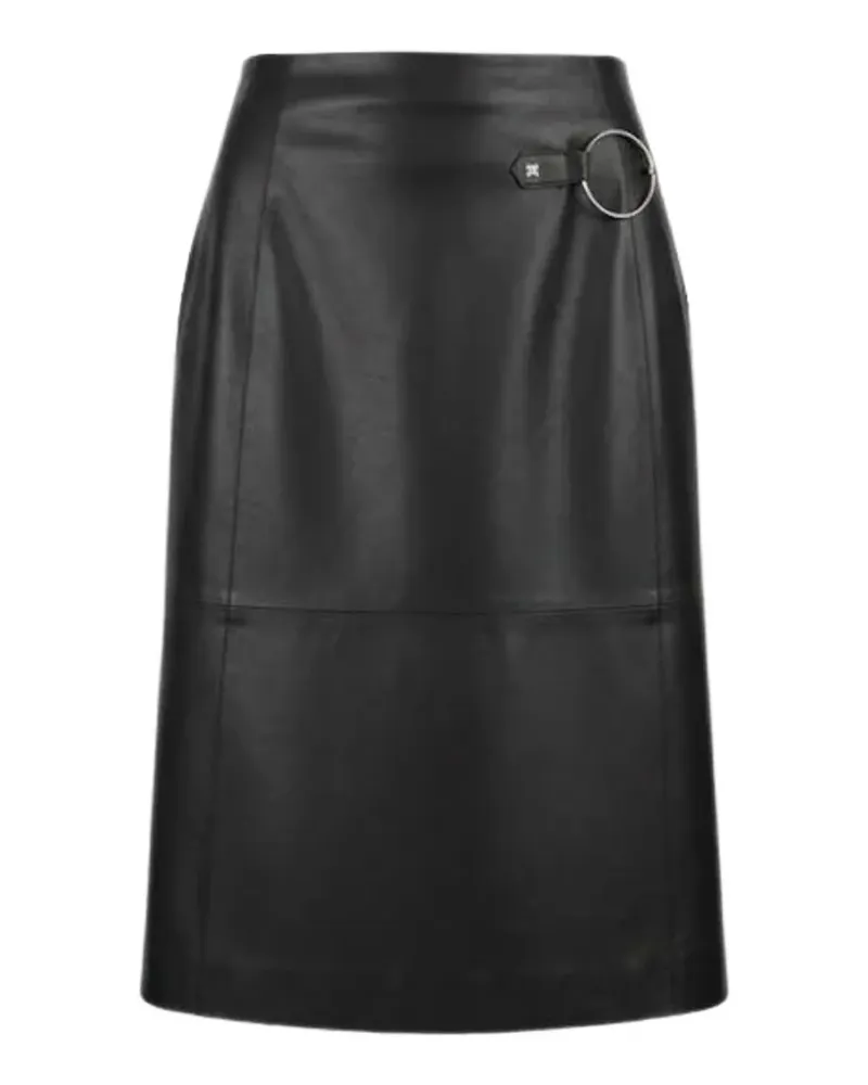 John Richmond Midirock mit Ringdetail - Schwarz Schwarz