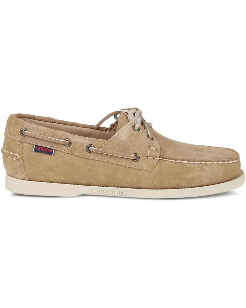 Sebago Segelschuhe aus Wildleder - Nude Nude