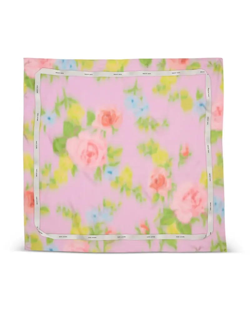 Marc Jacobs Schal mit Blumenprint - Rosa Rosa