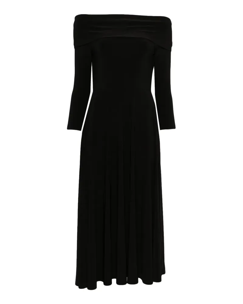 Norma Kamali Schulterfreies Minikleid - Schwarz Schwarz