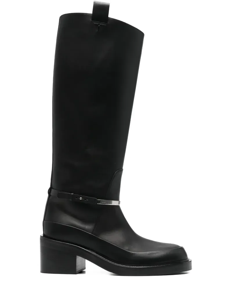 TOD'S 60mm metal-strap boots - Schwarz Schwarz
