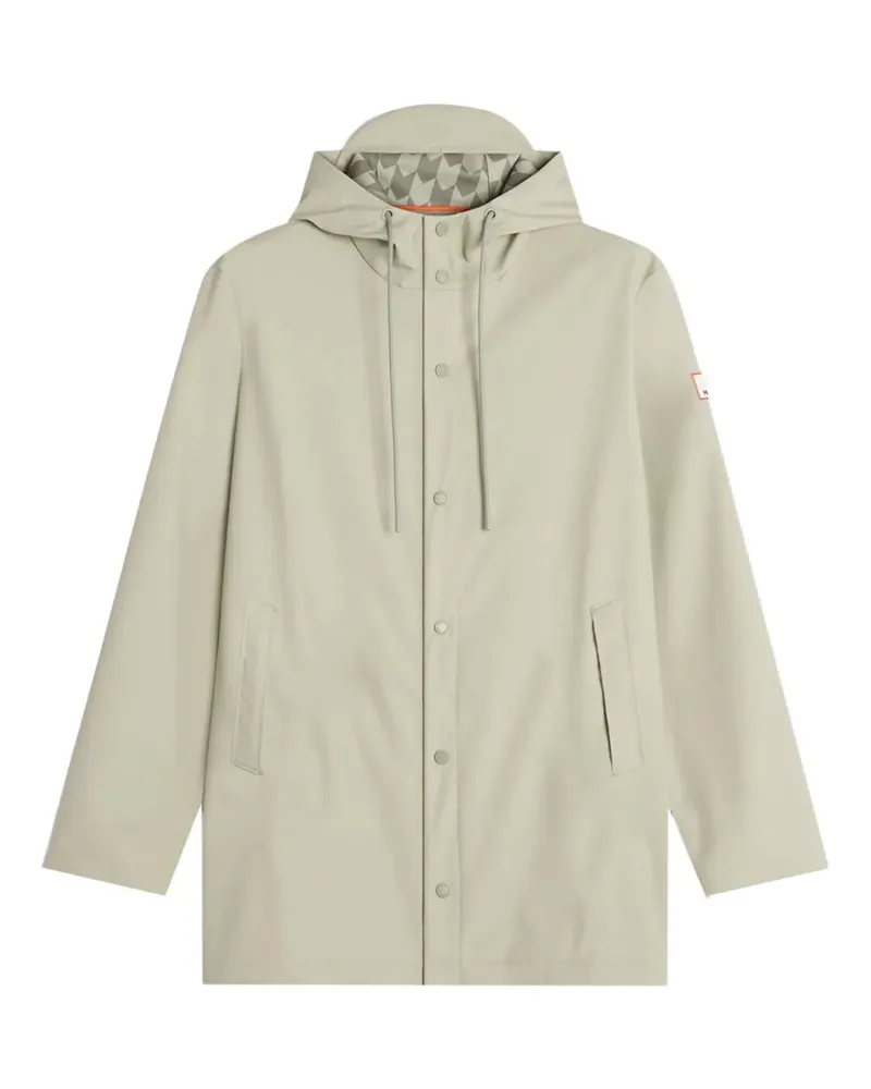 Kitsuné x Hunter Regenmantel mit Kapuze - Grün Grün