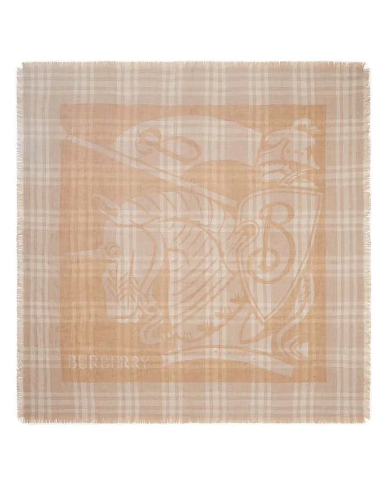 Burberry Schal mit EKD-Check - Nude Nude