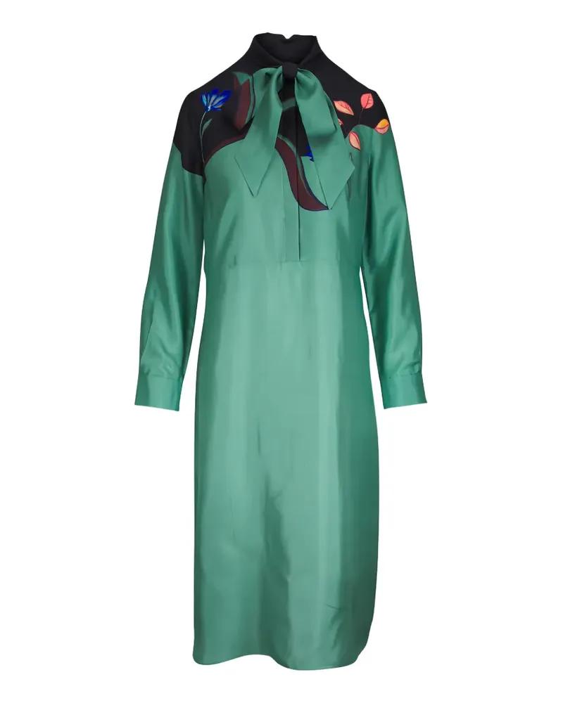 Dorothee Schumacher floral bow-detail dress - Grün Grün