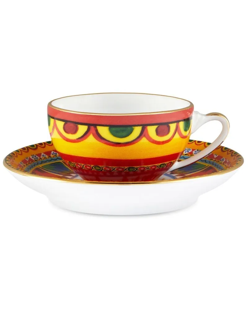 Dolce & Gabbana Carretto Siciliano Espresso-Service - Gelb Gelb