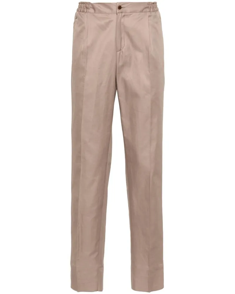 Kiton Tapered-Hose mit Stretchbund - Braun Braun