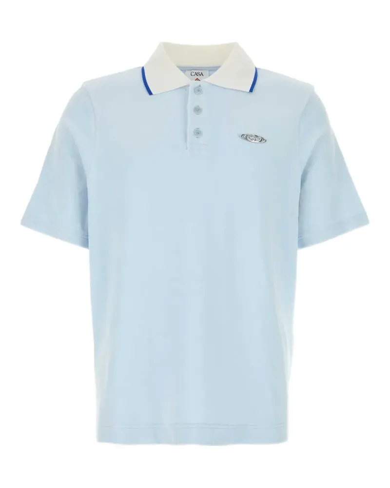Casablanca Paris blue polo shirt - Blau Blau