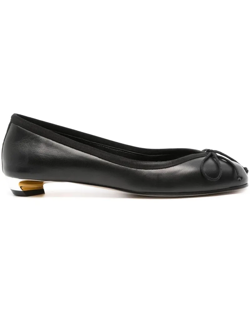 Alexander McQueen Armadillo Ballerinas 20mm - Schwarz Schwarz