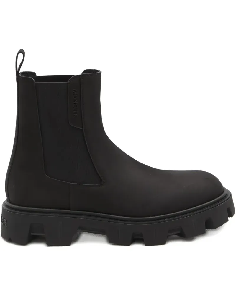 Moncler Chelsea Peak City Stiefel mit elastischen Einsätzen - Schwarz Schwarz