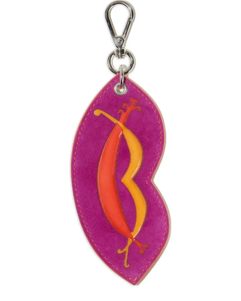 Emilio Pucci Lippenhalter aus Wildleder - Rosa Rosa