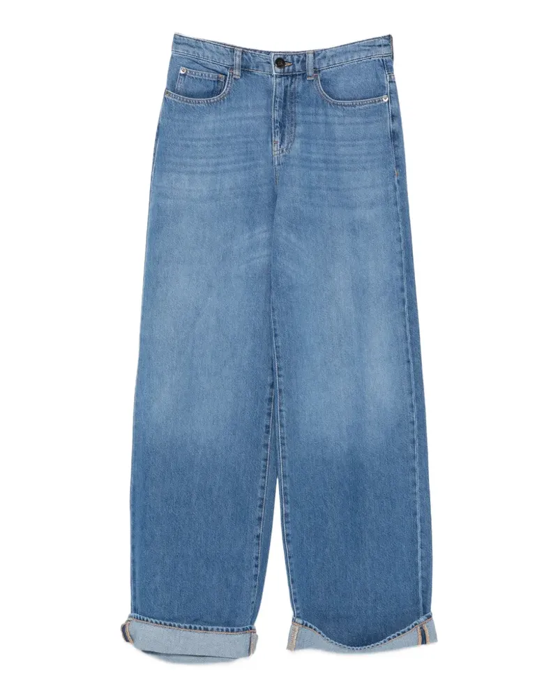 Emporio Armani wide-leg jeans - Blau Blau