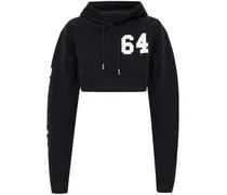 Hoodie mit Logo-Print - Schwarz