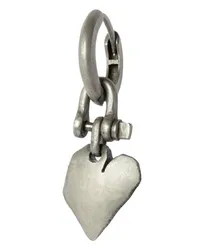 Parts Of Four Jazz's Solid Heart Hängeohrring aus Sterlingsilber Silber