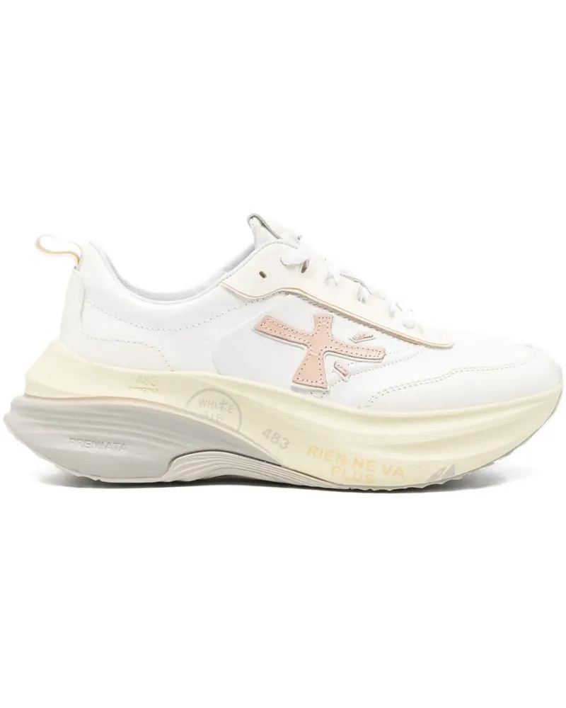 Premiata Hull Sneakers mit Plateausohle - Weiß Weiß