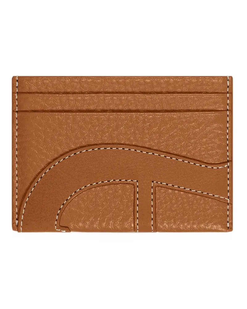 Aigner Deborah logo-patch card holder - Braun Braun
