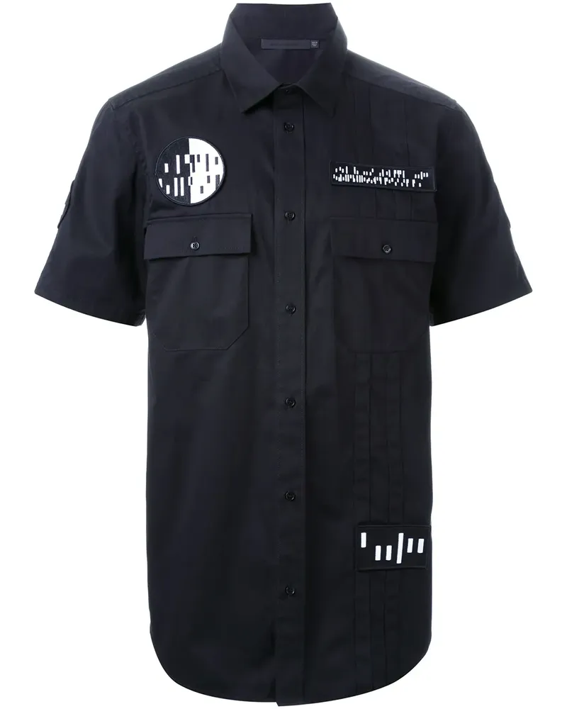Alexander Wang Hemd mit Patches - Schwarz Schwarz
