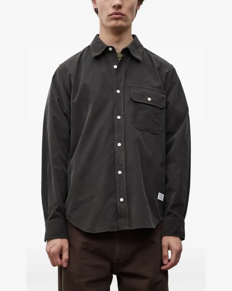 Norse Projects Kongshoved Hemd mit lockerem Schnitt - Grau Grau