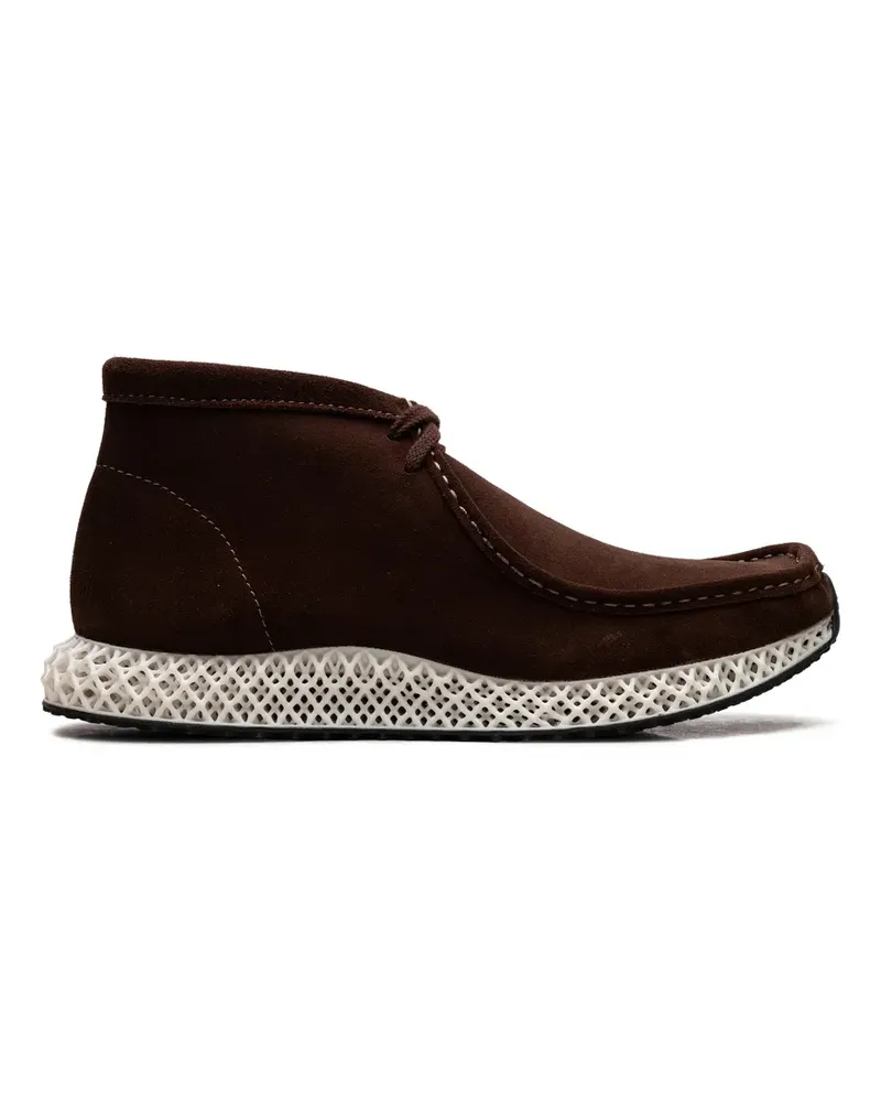 adidas x Ronnie Fieg wallabee 4D Mid boat shoes - Braun Braun