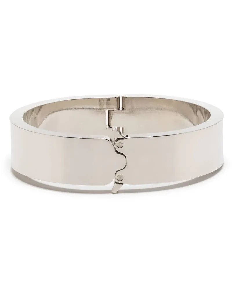 1017 ALYX 9SM Armband mit Logo-Gravur - Silber Silber