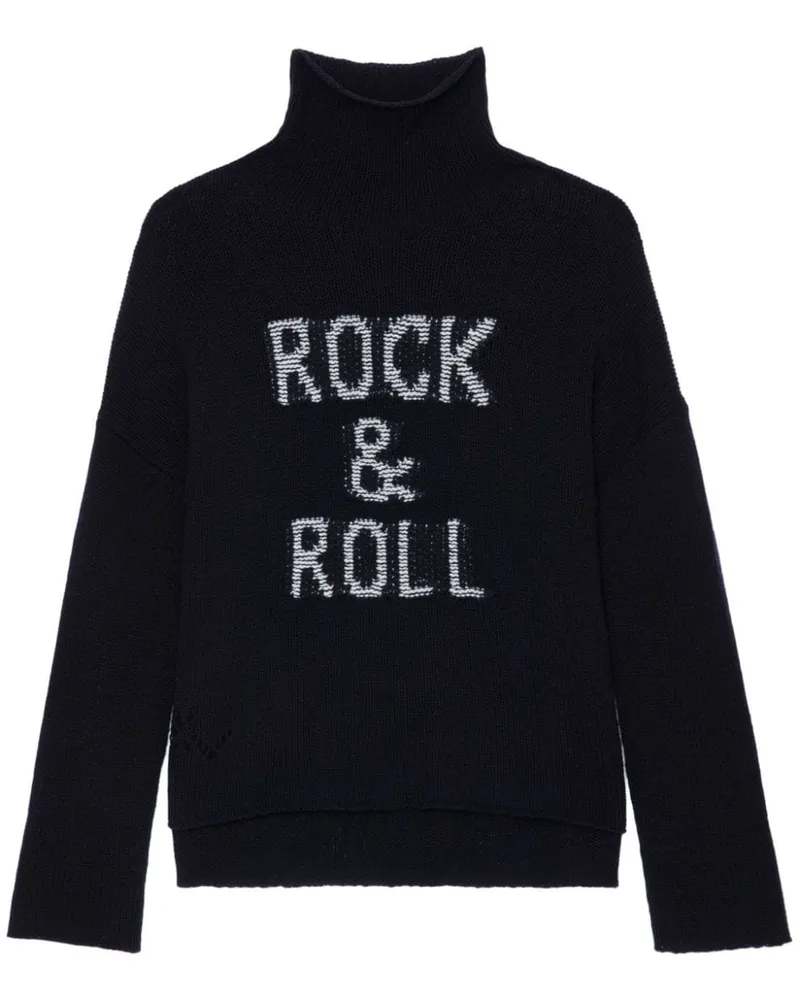 Zadig & Voltaire Alma Rock & Roll Pullover - Blau Blau