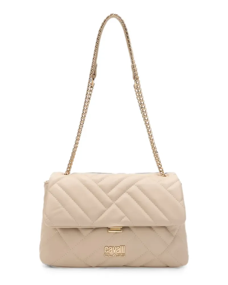 Roberto Cavalli quilted shoulder bag - Nude Nude