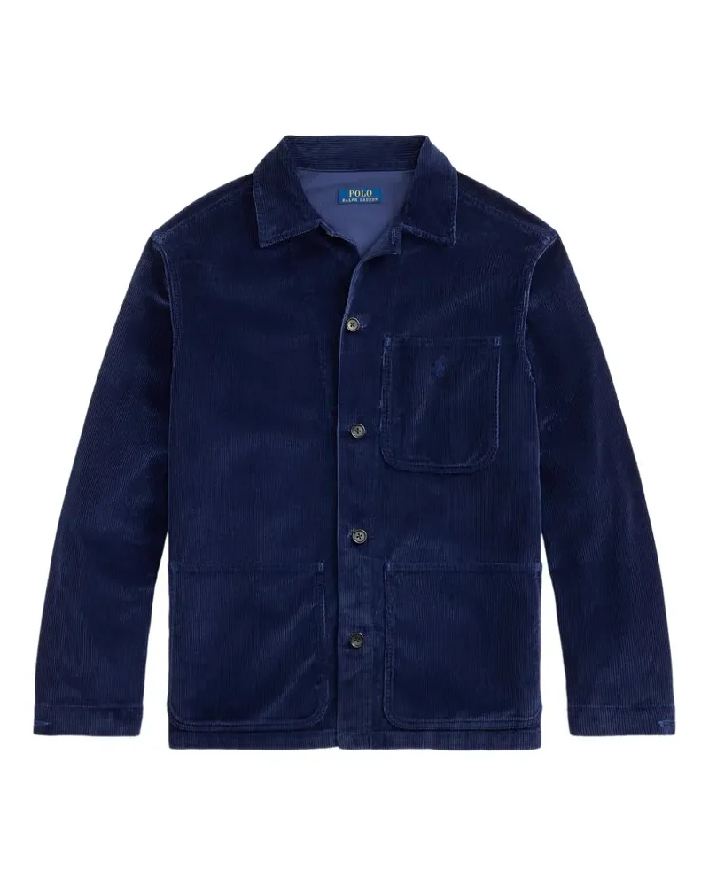 Ralph Lauren Jacke mit Cordstruktur - Blau Blau