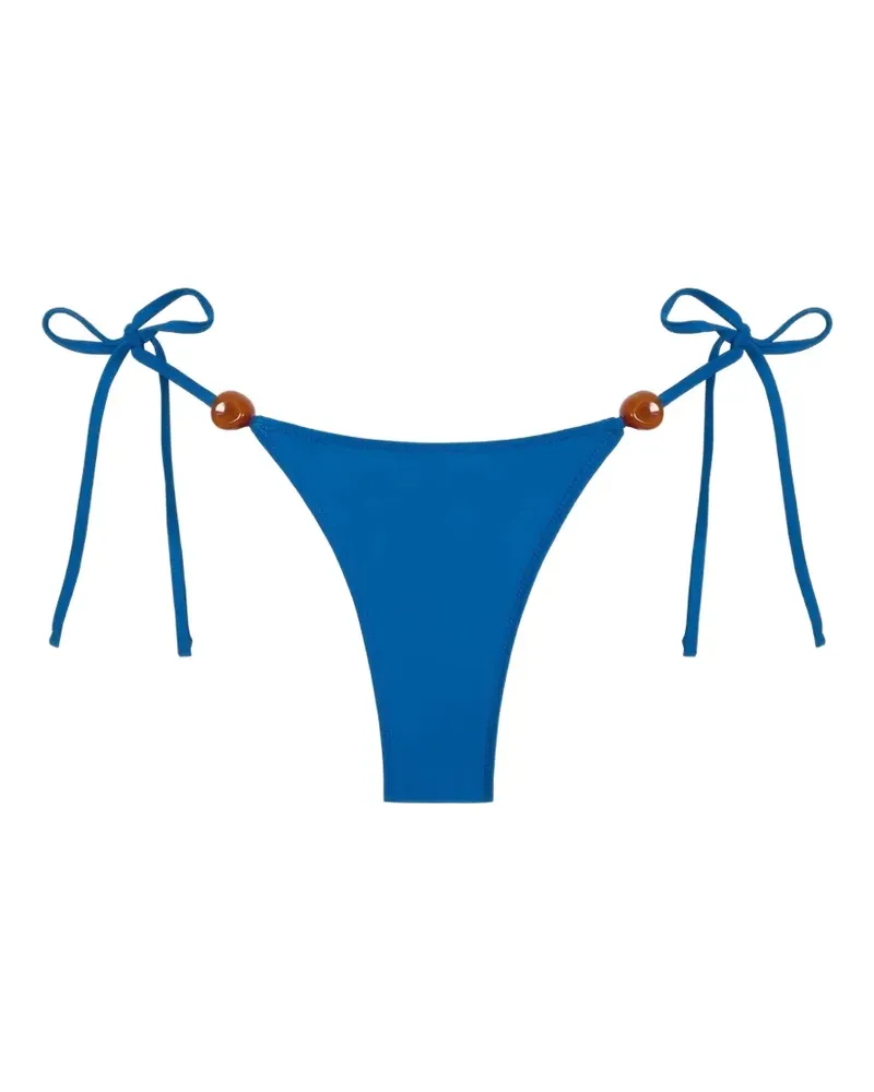 TROPIC of C Praia bead-embellished bikini bottoms - Blau Blau