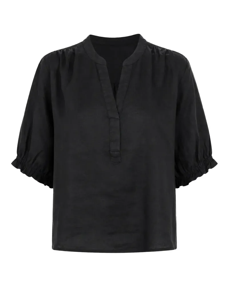 Xírena Camila puff-sleeves blouse - Schwarz Schwarz