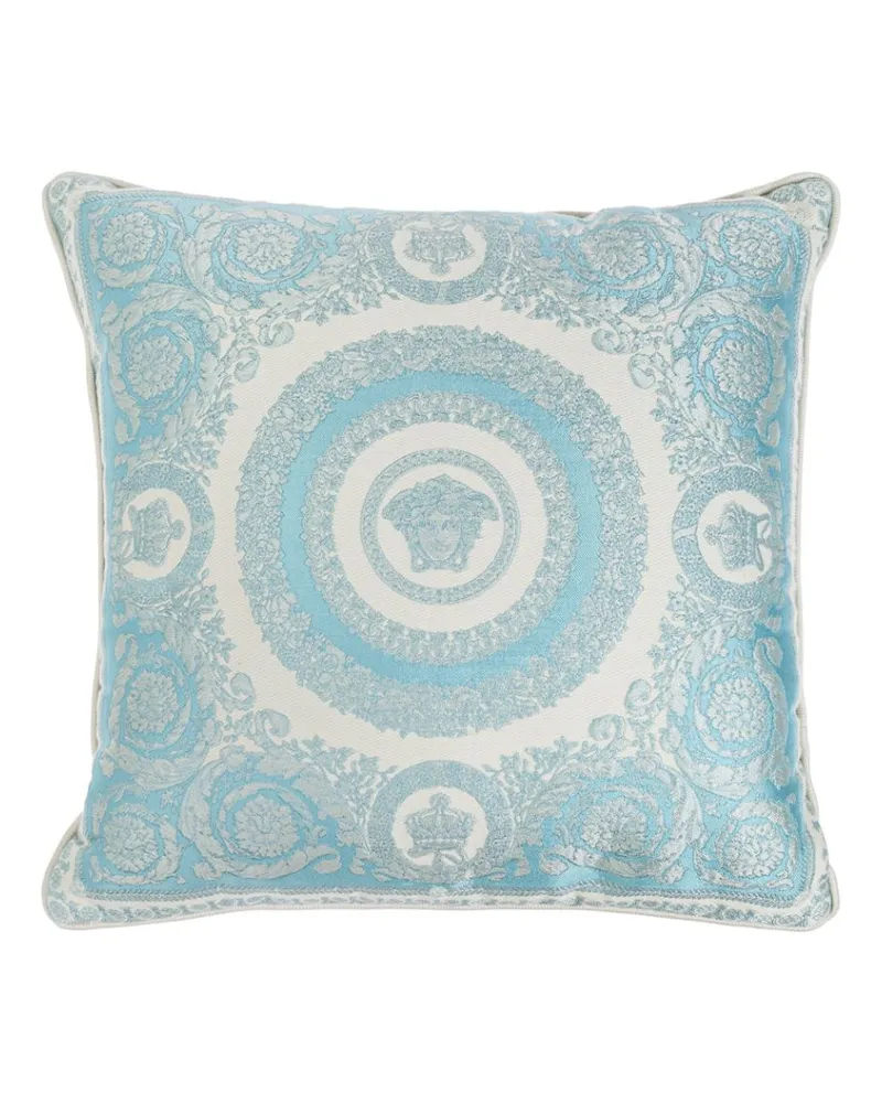 Versace Crete de Fleur Kissen - Blau Blau