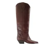 Denvee leather cowboy boots - Braun