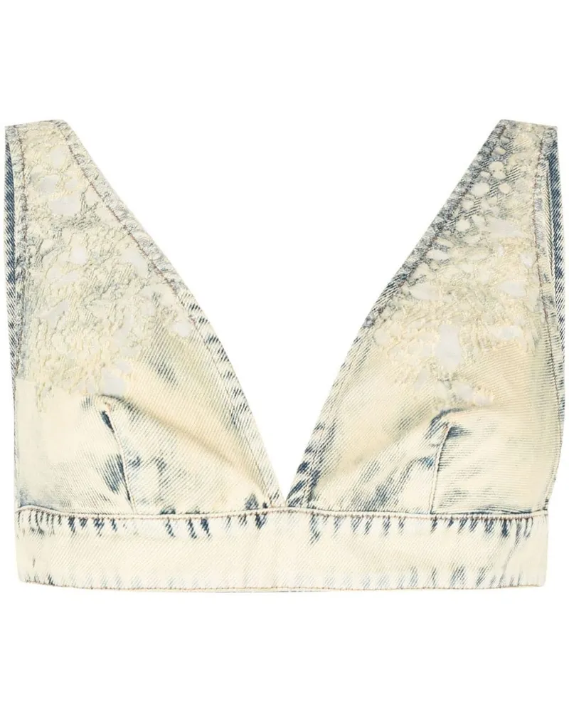 Diesel Oberteil im Jeans-Look - Nude Nude