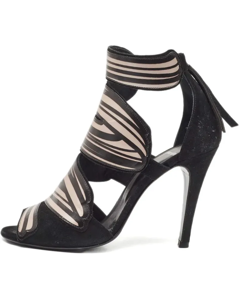 Pierre Hardy Pre-owned Swirl Sandalen mit Cut-Outs 115mm - Schwarz Schwarz