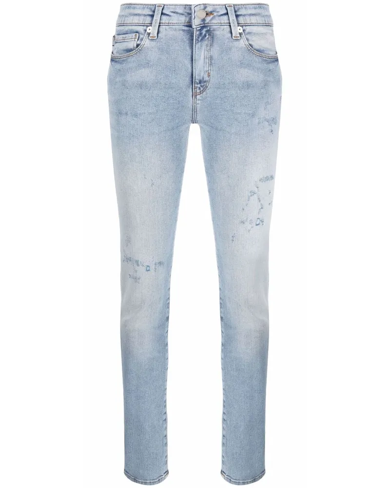 Moschino Distressed-Jeans - Blau Blau