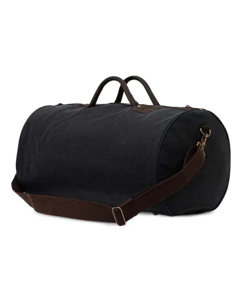 Barbour Reisetasche mit Lederbesatz - Blau Blau