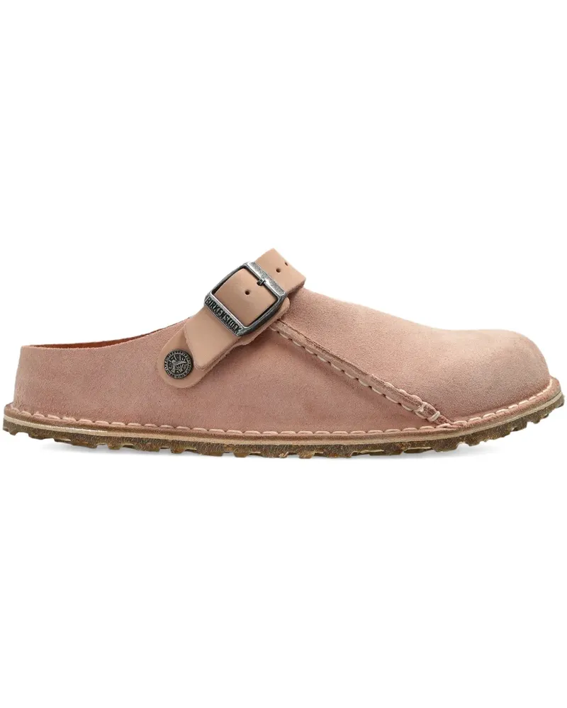 Birkenstock buckle suede mule - Rosa Rosa