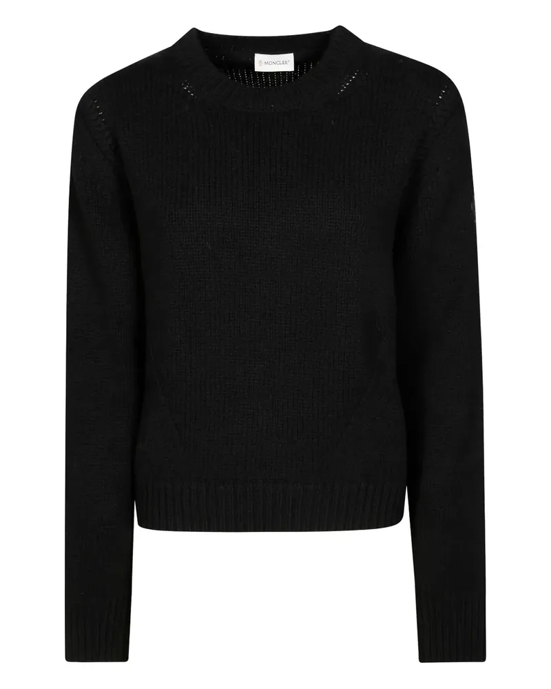 Moncler Pullover mit Rundhalsausschnitt - Schwarz Schwarz