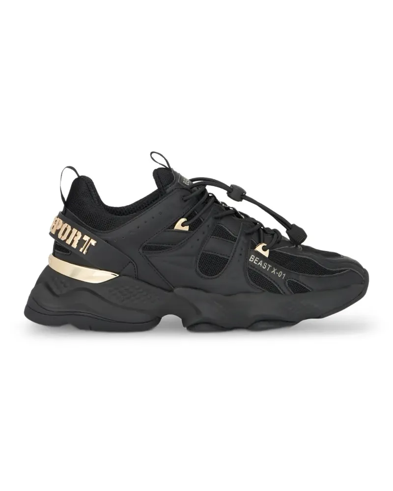 Philipp Plein Runner Beast X-01 Sneakers - Schwarz Schwarz