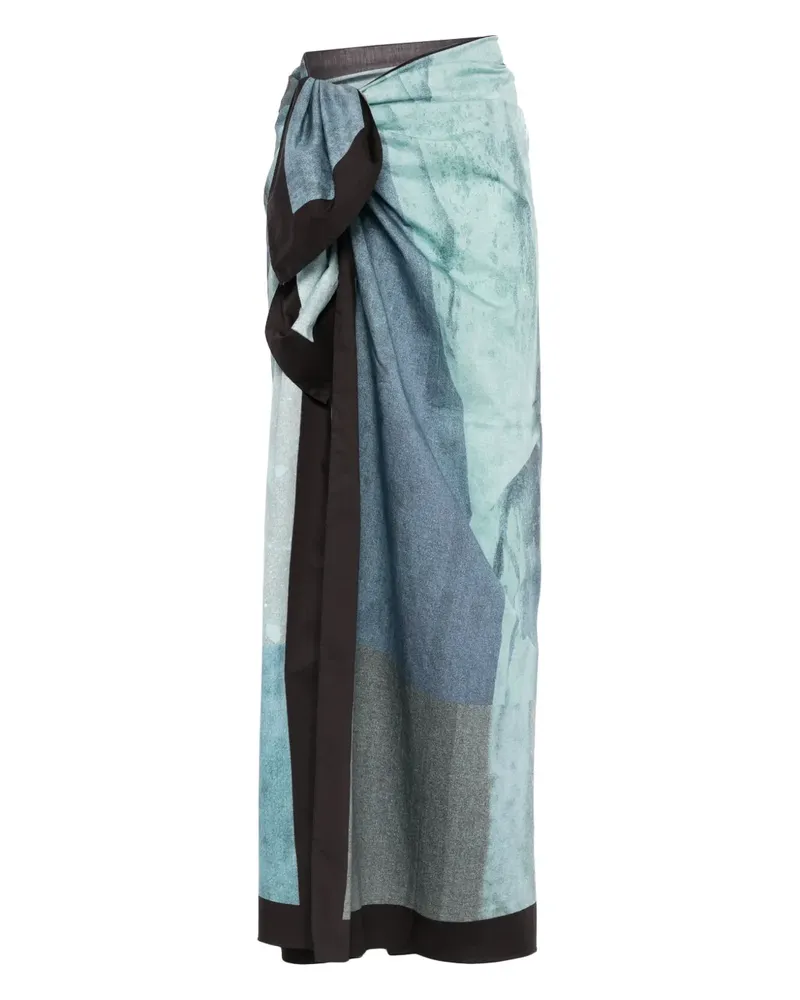 Jean Paul Gaultier Water Pareo - Blau Blau