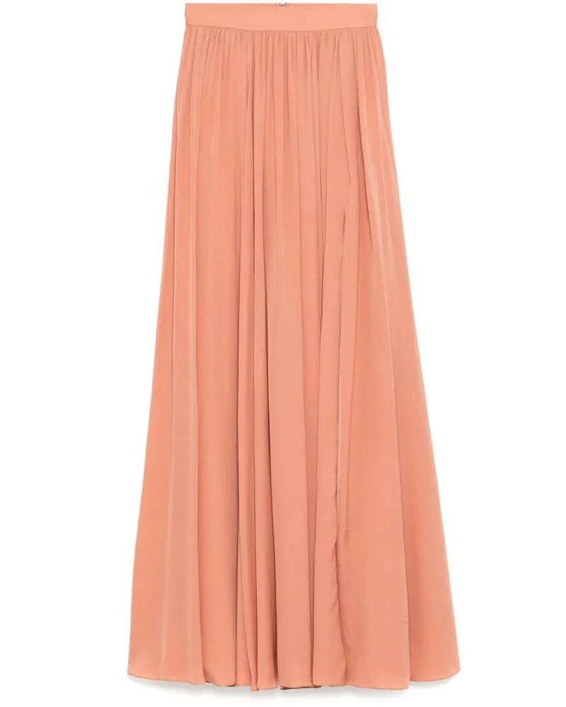Elie Saab Maxirock aus Seide - Rosa Rosa