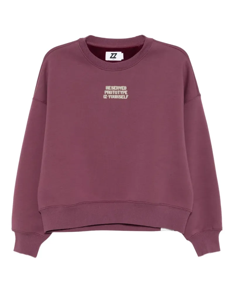 Izzue Sweatshirt mit grafischem Print - Violett Violett