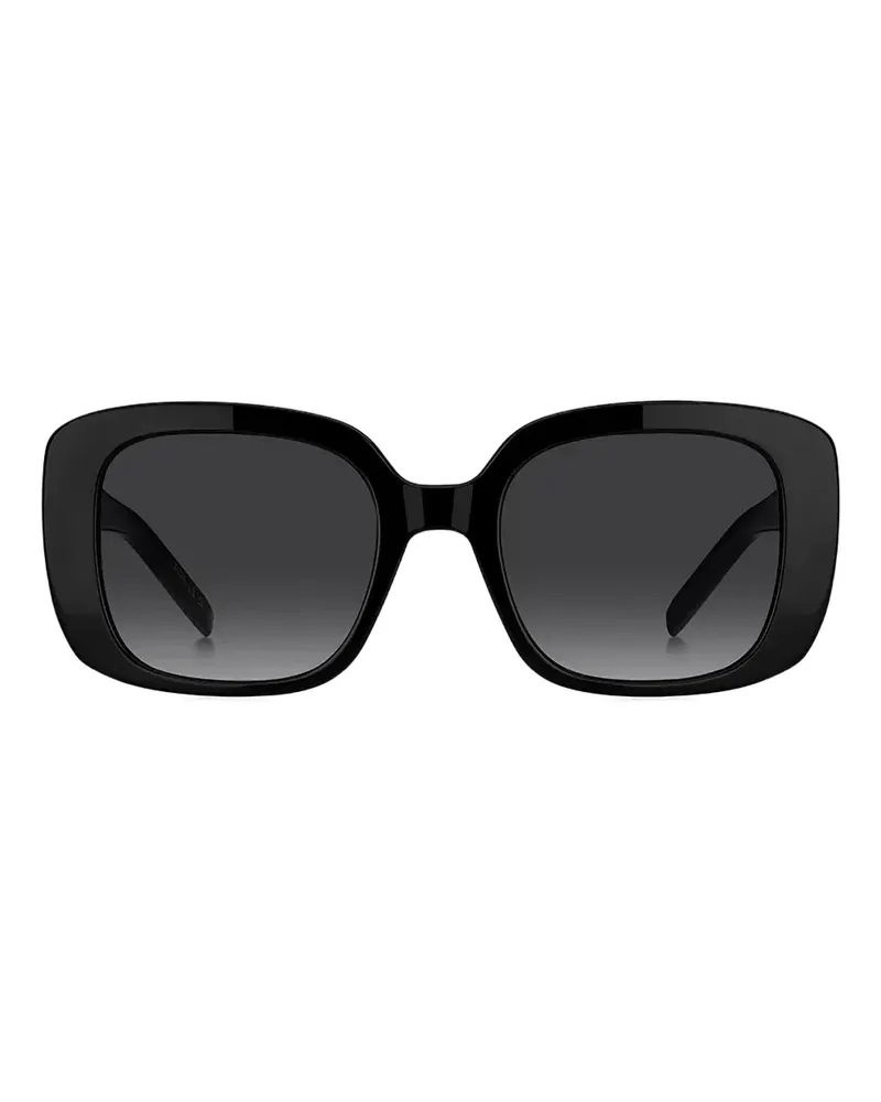 HUGO BOSS Sonnenbrille mit Logo-Schild - Schwarz Schwarz