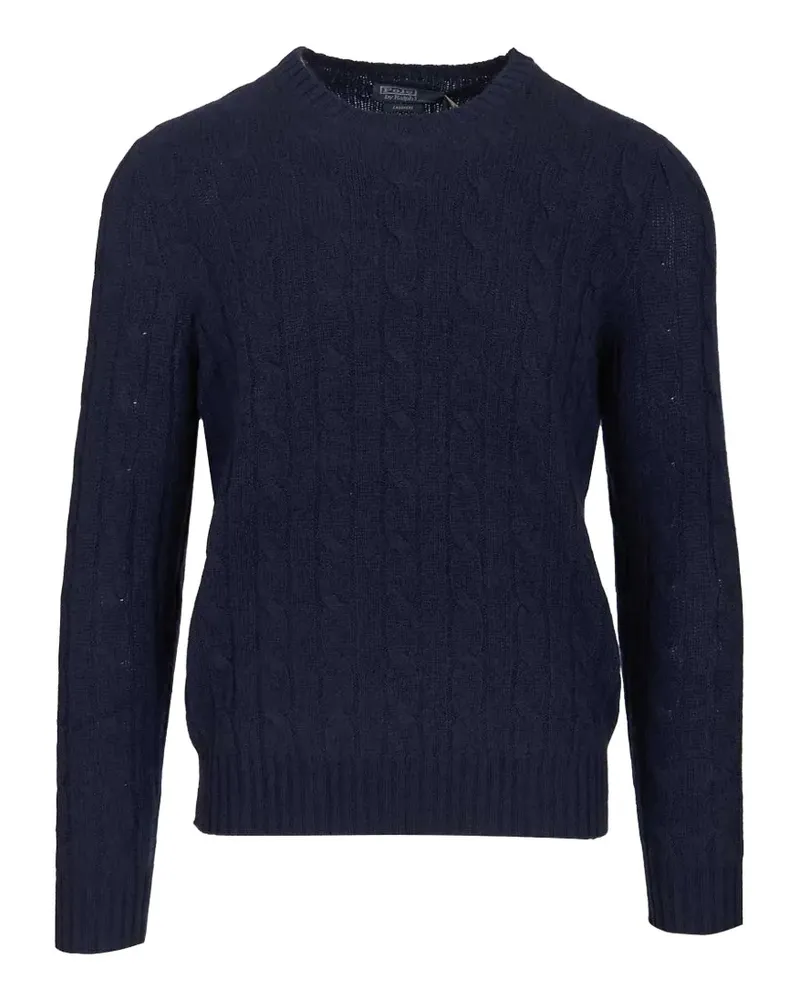 Ralph Lauren cable-knit cashmere sweater - Blau Blau