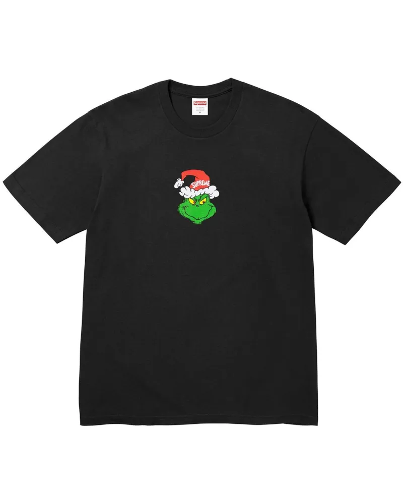 Supreme Being Grinch T-Shirt - Schwarz Schwarz