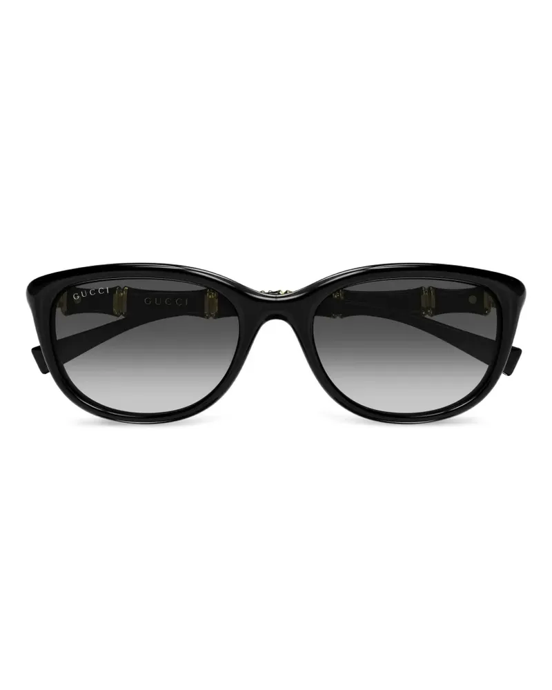 Gucci Bamboo cat-eye sunglasses - Schwarz Schwarz