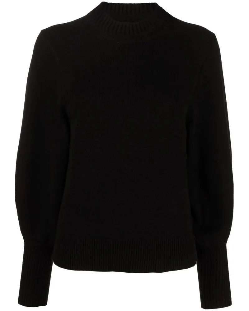 Proenza Schouler Pullover mit Ballonärmeln Schwarz