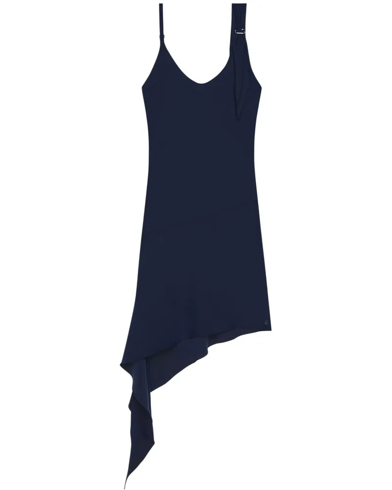Courrèges Scarf Kleid - Blau Blau