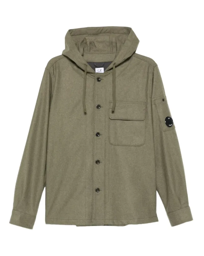 C.P. Company Kapuzenjacke mit Knöpfen - Grün Grün
