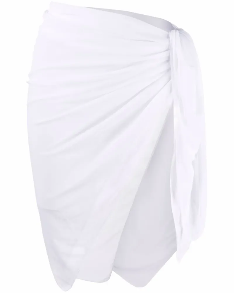 FISICO-Cristina Ferrari Transparenter Sarong - Weiß Weiß