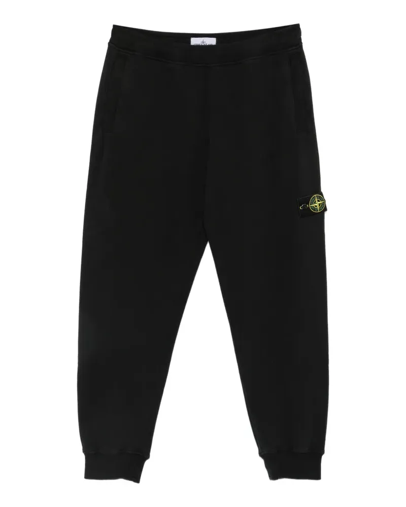 Stone Island logo-patch track pants - Schwarz Schwarz