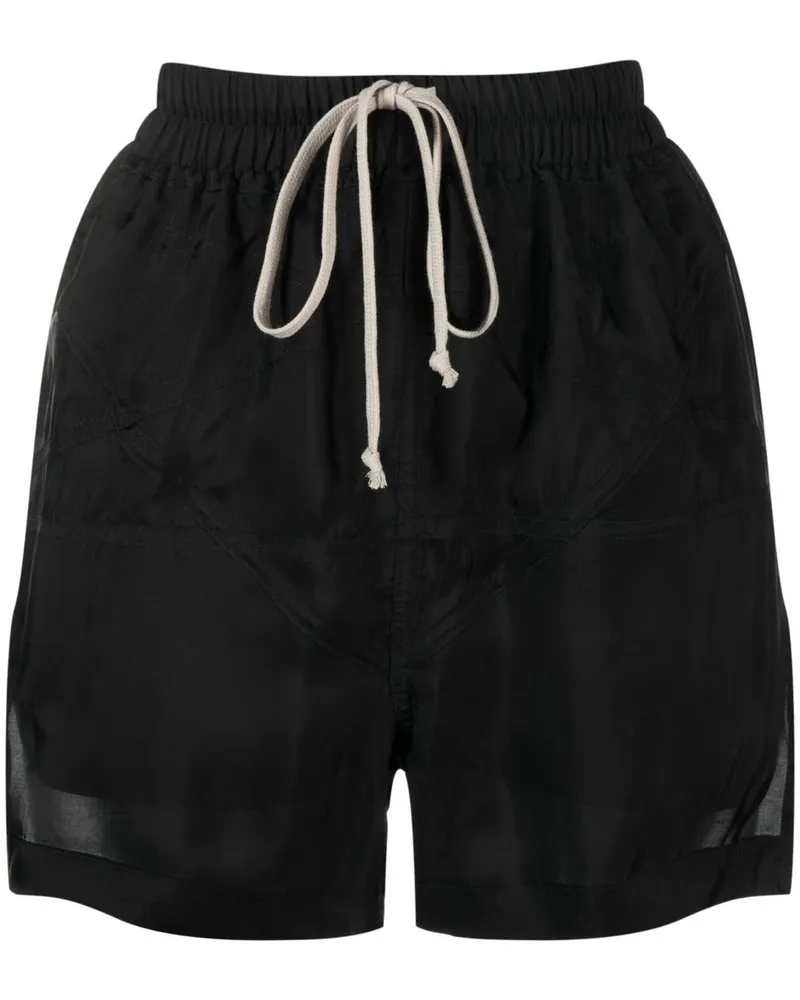 Rick Owens Shorts mit Kordelzug - Schwarz Schwarz